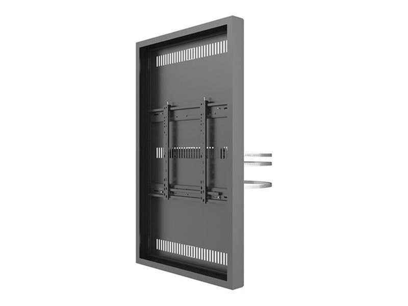 Multibrackets M Pro Series enclosure - for digital signage panel - medium - black 30 kg 55" From 200 x 100 mm