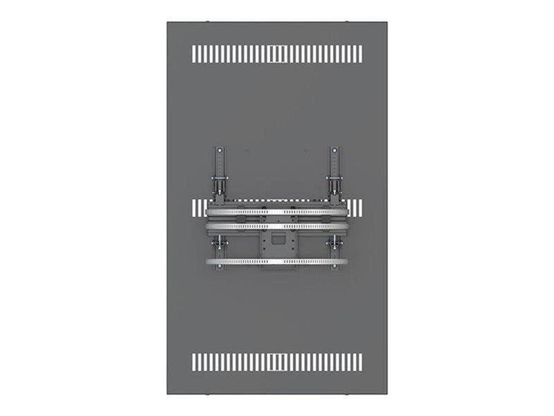 Multibrackets M Pro Series enclosure - for digital signage panel - medium - black 30 kg 55" From 200 x 100 mm