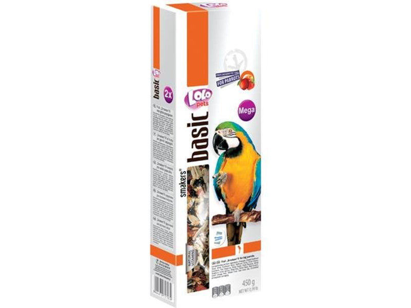Lolo Pets 2x seed sticks MEGA parrot fruit