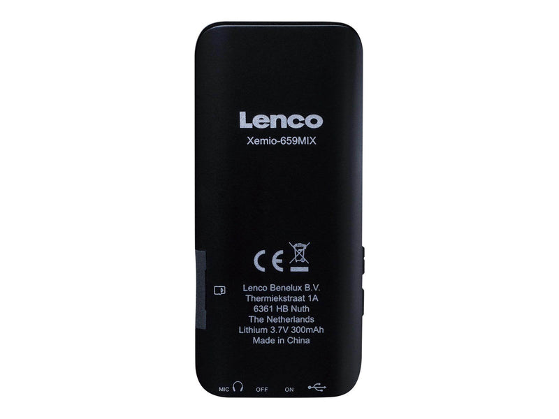 Lenco Xemio-659 - MP3/MP4 player with 4GB micro SD card - Gray - MP3 Spieler 4 GB
