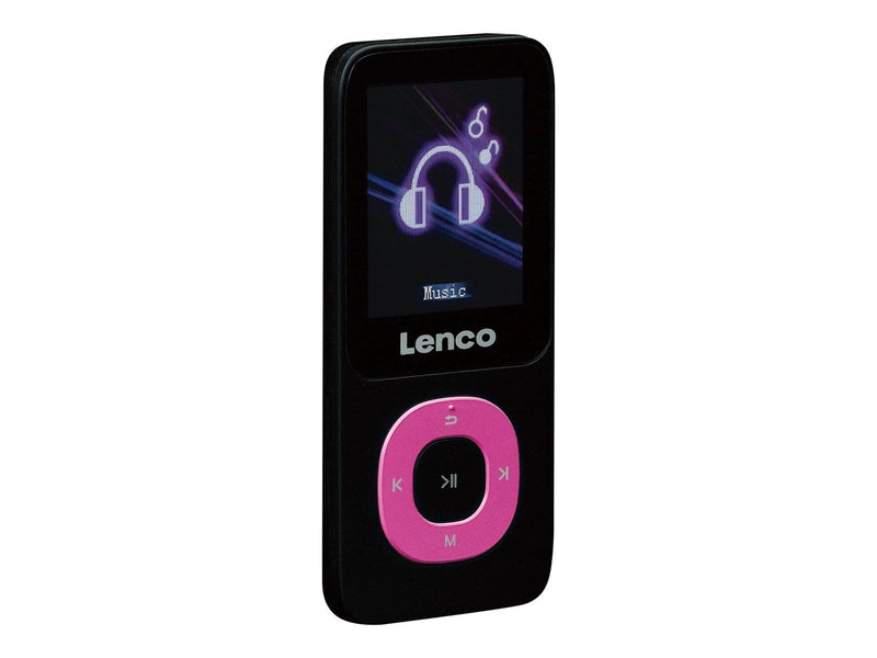 Lenco Xemio-659 - MP3/MP4 player with 4GB micro SD card - Pink - MP3 Spieler 4 GB