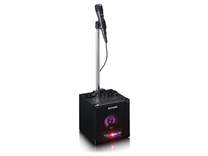 Lenco BTC-070BK - Bluetooth® 5.0 speaker with LED light animation