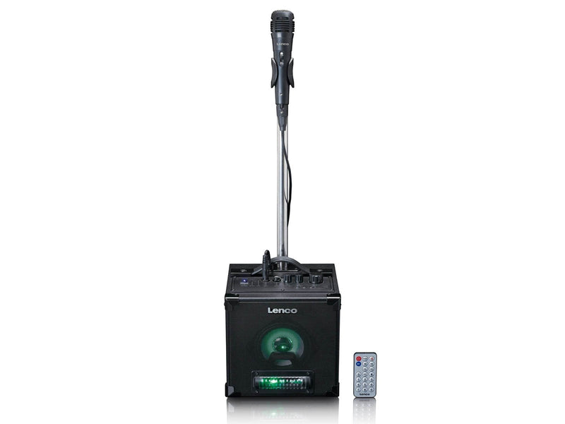 Lenco BTC-070BK - Bluetooth® 5.0 speaker with LED light animation
