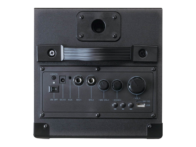 Lenco BTC-070BK - Bluetooth® 5.0 speaker with LED light animation