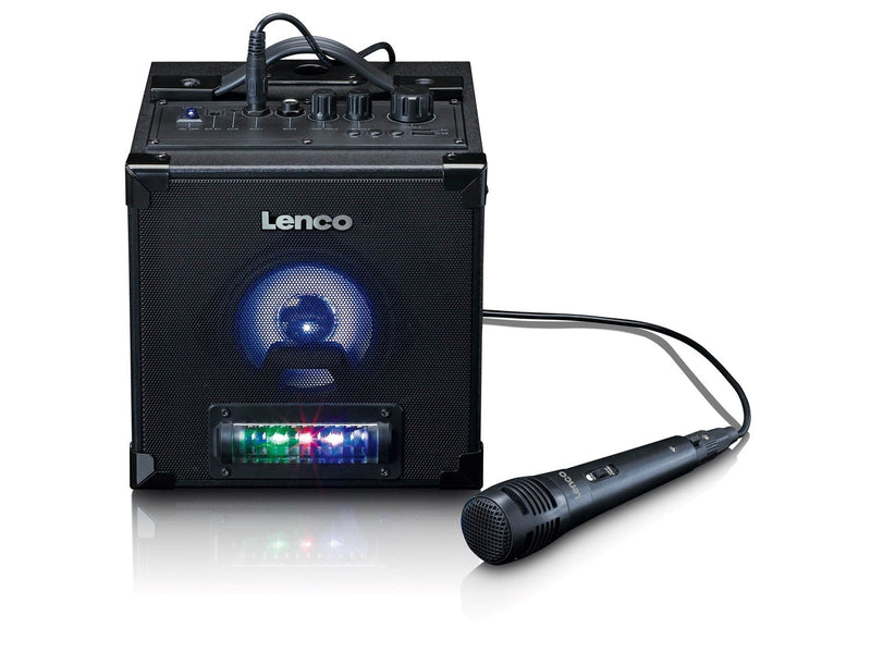 Lenco BTC-070BK - Bluetooth® 5.0 speaker with LED light animation