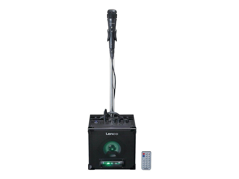 Lenco BTC-070BK - Bluetooth® 5.0 speaker with LED light animation