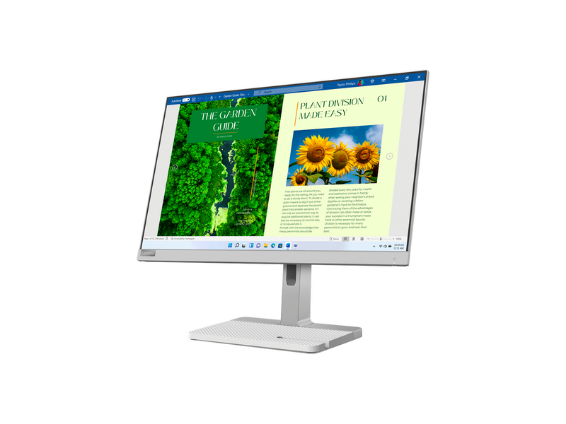 24" Lenovo L24m-40 - 1920x1080 - 100Hz - VA - 75W USB HUB