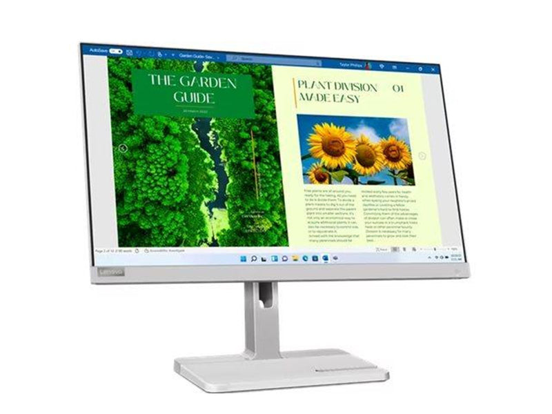 24" Lenovo L24m-40 - 1920x1080 - 100Hz - VA - 75W USB HUB