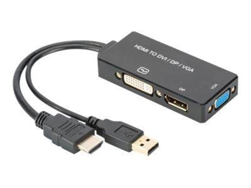 DIGITUS - video converter - black