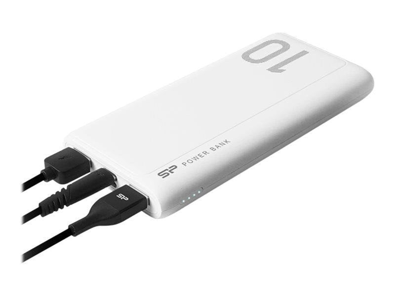 Silicon Power GP15 power bank - Li-pol - 2 x USB Powerbank (Akku) - 10000 mAh