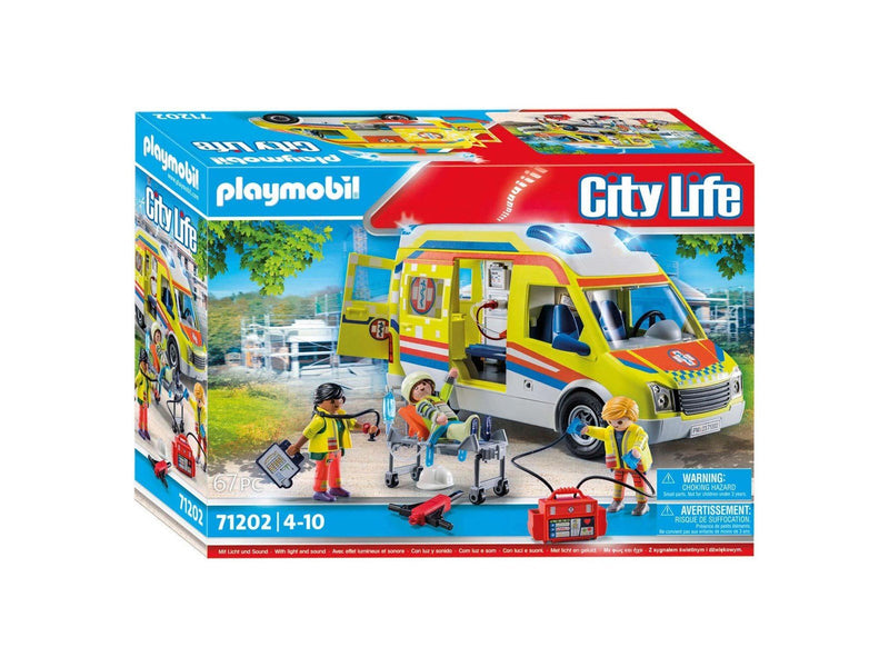 Playmobil City Life - Rettungswagen mit Licht und Sound