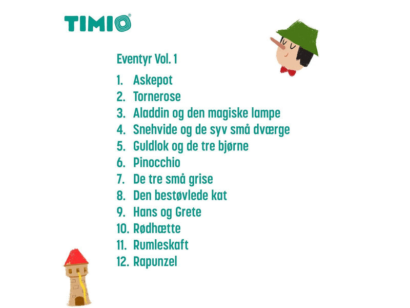 TIMIO Disc-Set 3 - Märchen, Zeit, Gemüse, Alphabet A-L und Alphabet M-Z