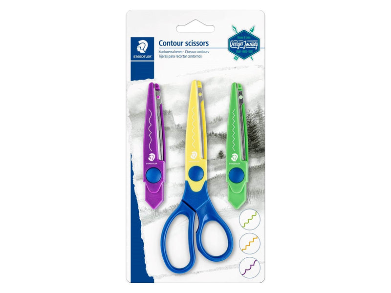 Staedtler Contour scissors set 3x DJ BK