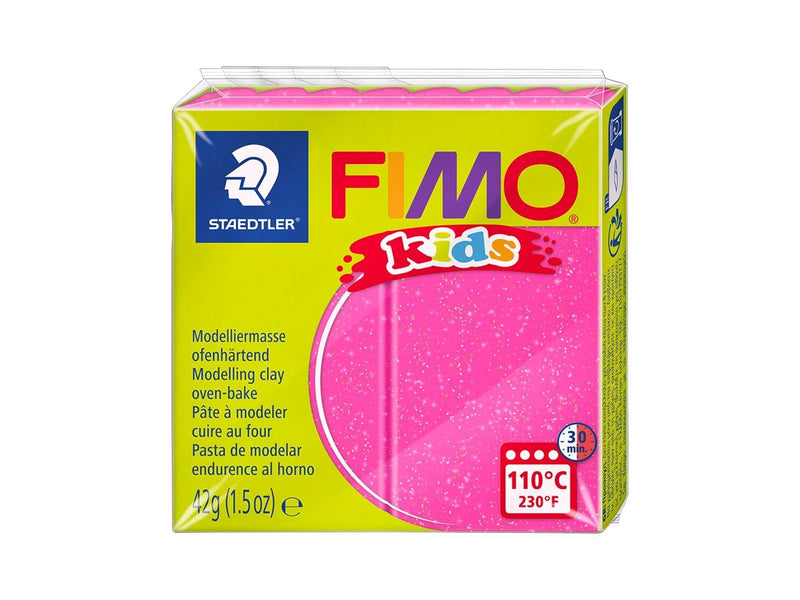 Staedtler Mod. clay FIMO kids glitter fuchsia