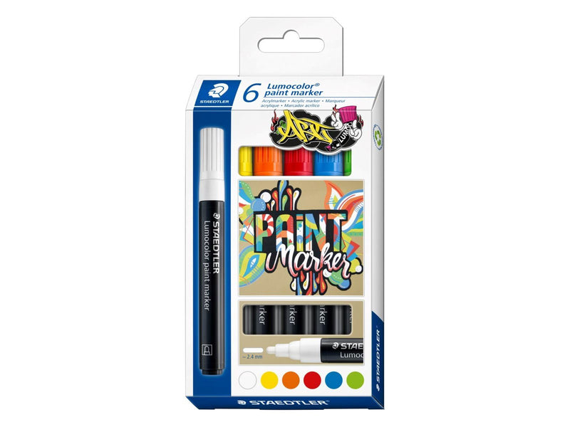 Staedtler Paint marker Lumocolor 2.4mm 6pcs