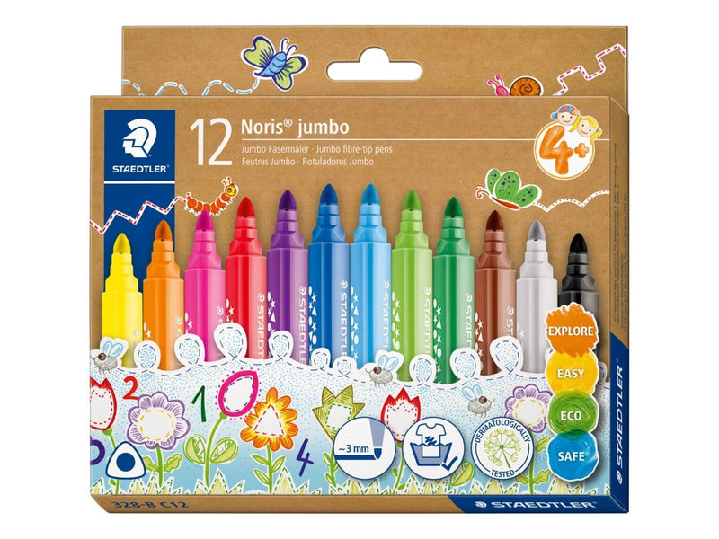 Staedtler Fibre-tip Noris jumbo 10pcs