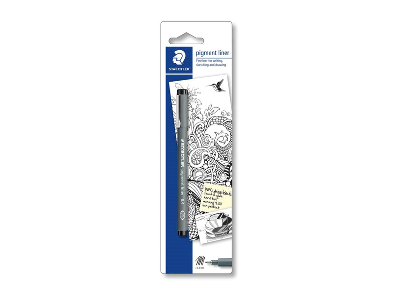 Staedtler pigment liner black 0.4mm