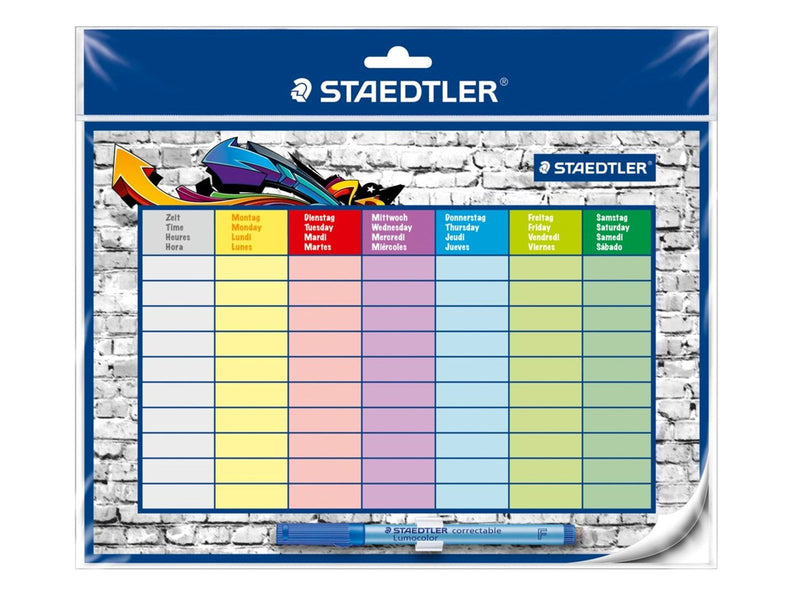 Staedtler Lumocolor timetable