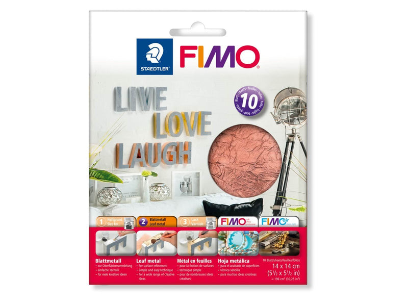 Staedtler Accessory FIMO Leaf metal copper 10