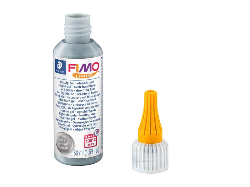 Staedtler Deco gel fimo liquid 50ml silver