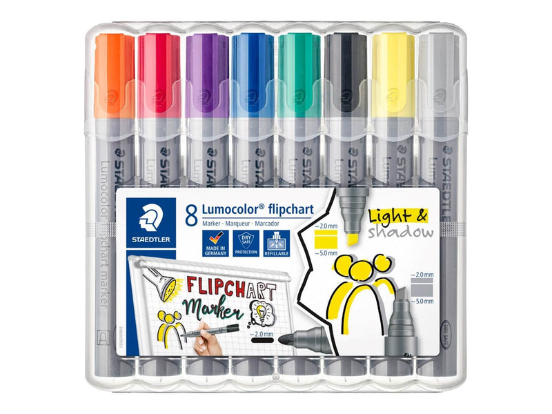 Staedtler Flipchart marker Lumocolor 8pcs.box