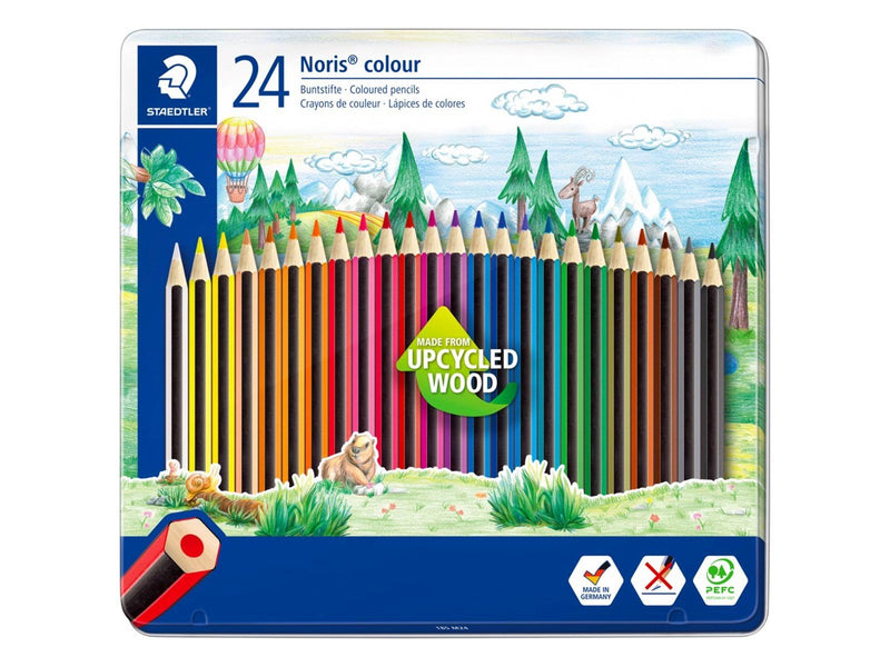 Staedtler Col. pencil Noris c. 24pc 100% PEFC