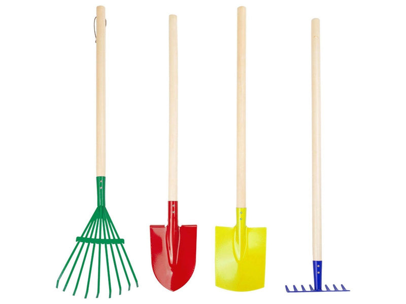 Small Foot - Wooden Children's Garden Tools 4dlg.