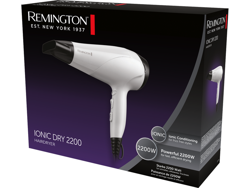 REMINGTON Haartrockner / Föhne Ionic Dry 2200 (w/o diffuser) - 2200 W