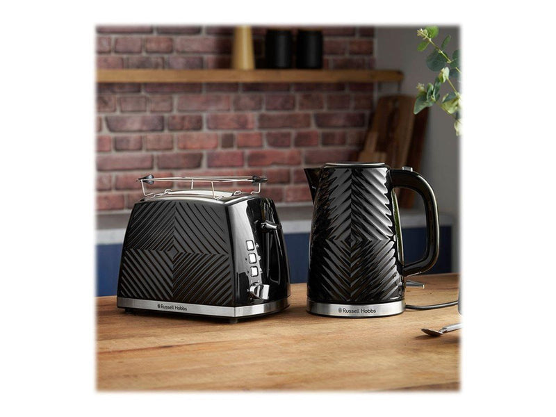 Russell Hobbs Wasserkocher Groove 26380-70 - black - Black with stainless steel accents - 2400 W