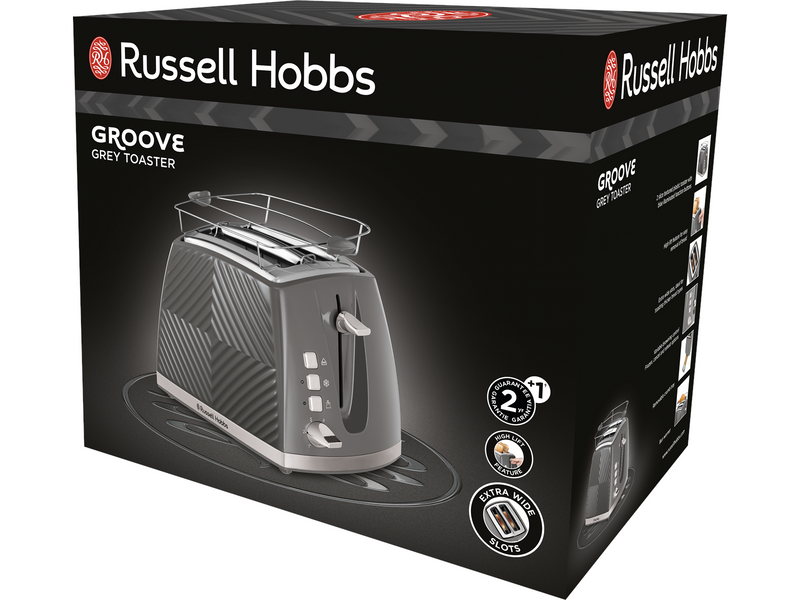 Russell Hobbs Toaster Groove 26392-56 - grey