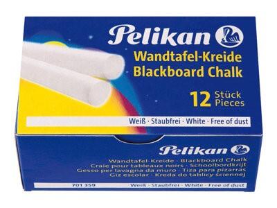 Pelikan Wandtafel Kreide - weiß - 12 Stück