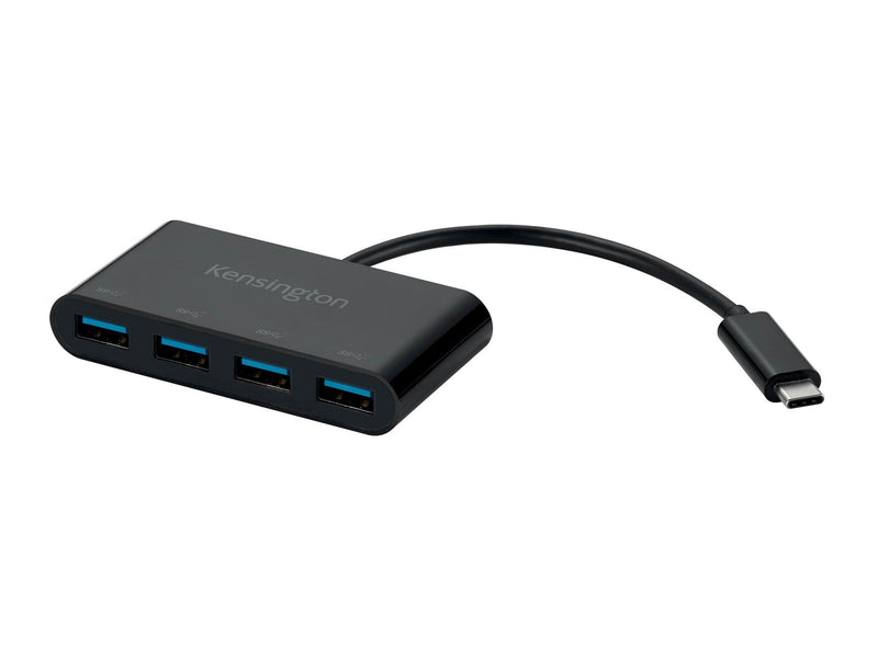 Kensington CH1200 USB-C® 4-Port Hub USB-Hubs - 4 - Schwarz