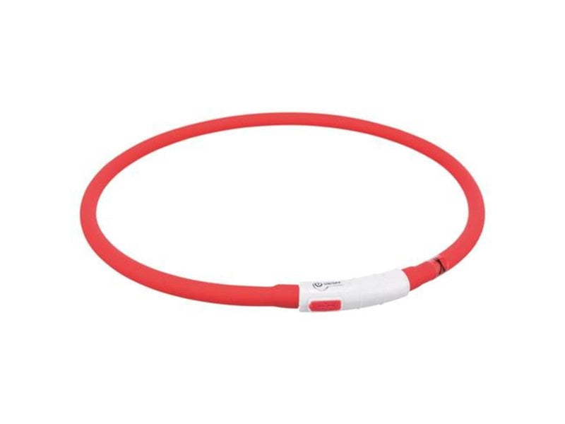 Trixie USB Flash Light Ring XS–XL: 70 cm/ø 10 mm. Red