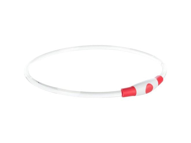Trixie USB Flash Light Ring L–XL: 65 cm/ø 8 mm Red
