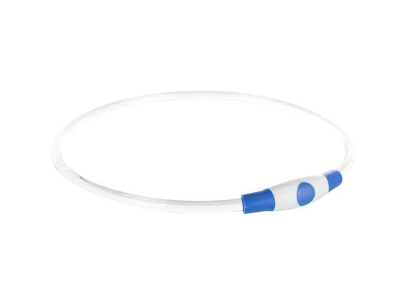 Trixie USB Flash Light Ring S–M: 40 cm/ø 8 mm Blue