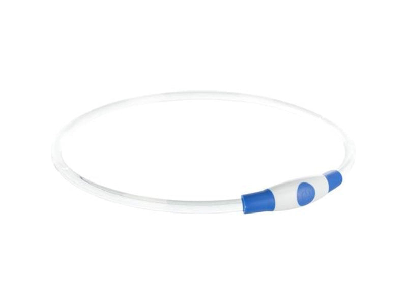 Trixie USB Flash Light Ring L–XL: 65 cm/ø 8 mm Blue