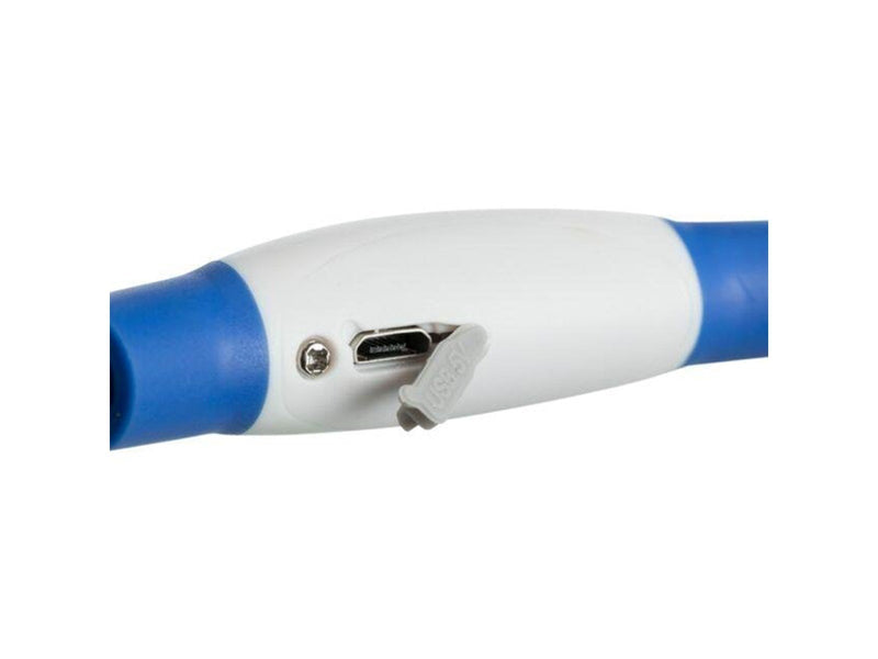 Trixie USB Flash Light Ring L–XL: 65 cm/ø 8 mm Blue