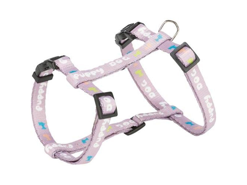 Trixie Junior Puppy H-Harness with Lead M-L: 27-45cm/10mm 2m. light lilac
