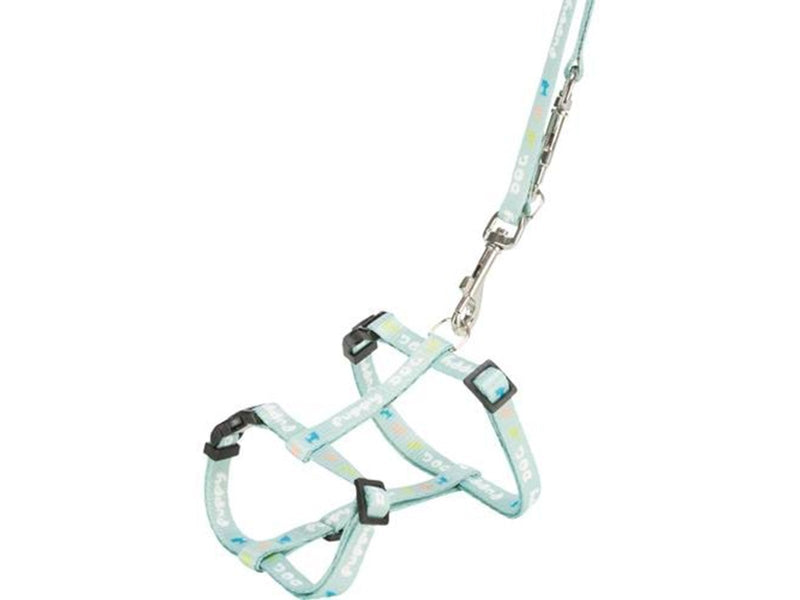 Trixie Junior Puppy H-Harness with Lead M-L: 27-45cm/10mm 2m. mint