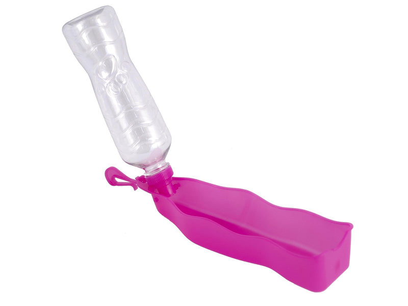 Dogman Wasserflasche Mille für Haustiere Rosa 500ml