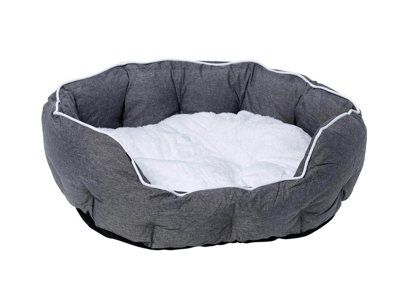 Dogman Bed Buddy Oval Grey M 60x50x22cm