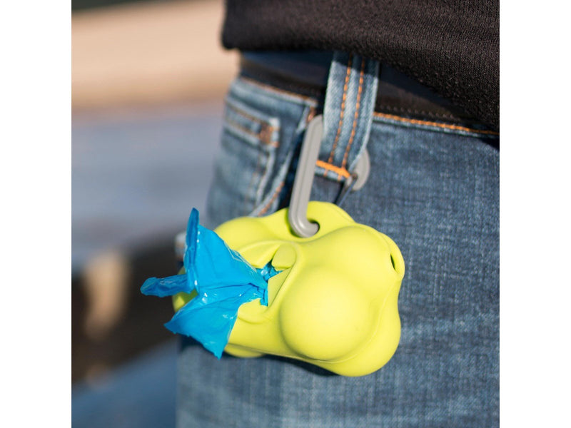 Dogman Silicone Soft Bag Holder Lime Green