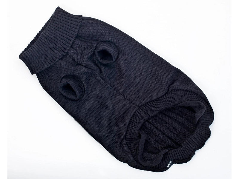 Dogman Knitted Dog Sweater Gina Black 45cm