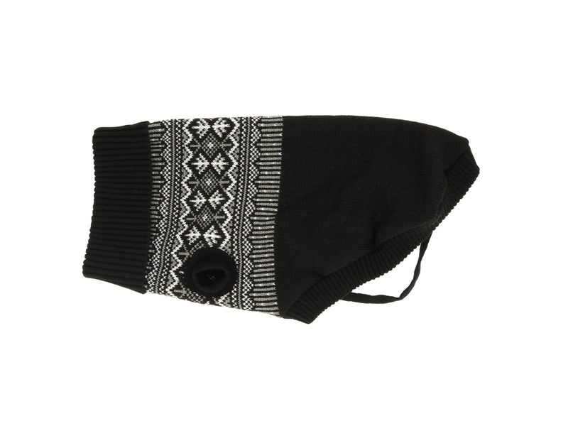 Dogman Strickpullover für Hunde Iselin Schwarz 30cm