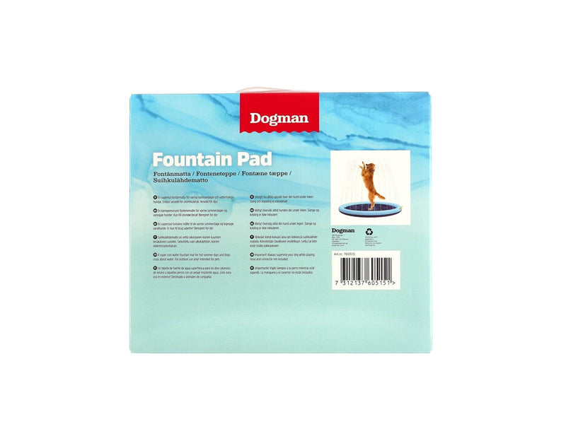 Dogman Outdoor Splash Fontänen-Pad 130cm
