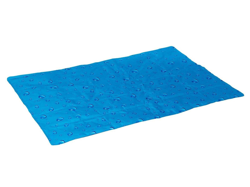 Dogman Kühlmatte für Haustiere Blaue Regentropfen Größe Groß: 70x110cm