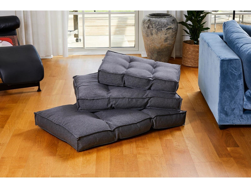 Dogman Dyna Classy Memory Foam Pet Bed Grey XL 90x62x12cm