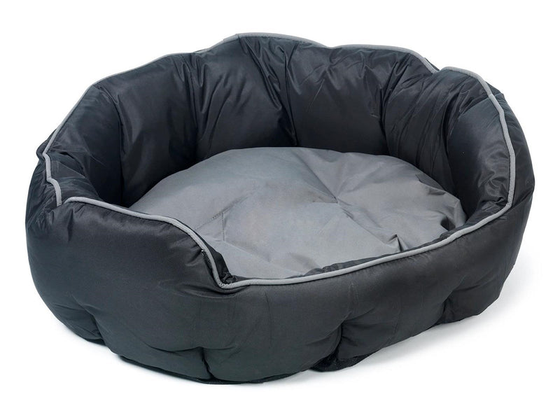 Dogman Bed Buddy Oval Black XL 90x70x26cm