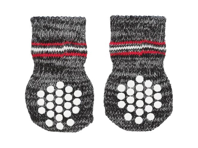 Trixie Dog Socks Grey  L-XL (2 pcs.) non-slip