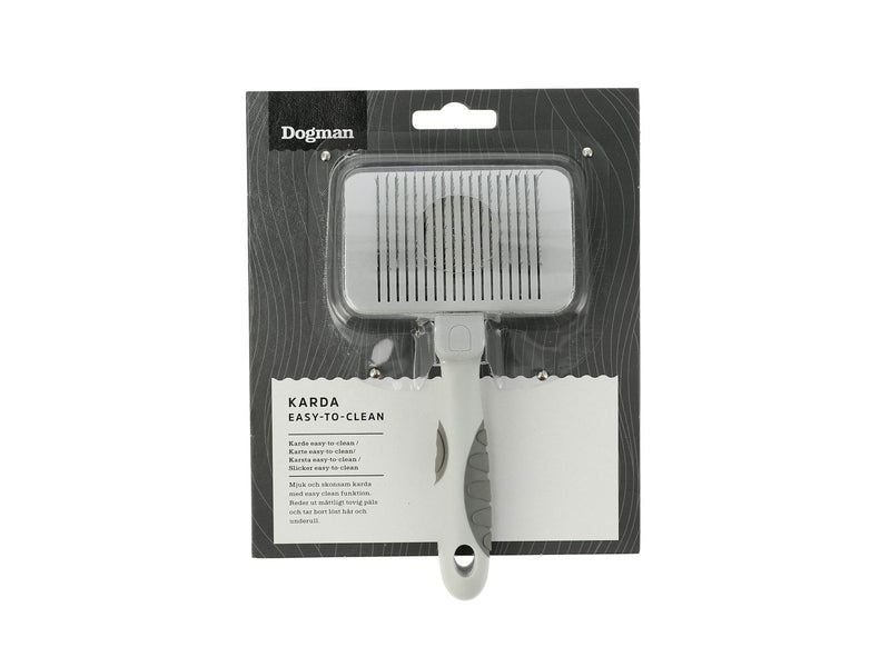 Dogman Easy-to-Clean Slicker-Bürste